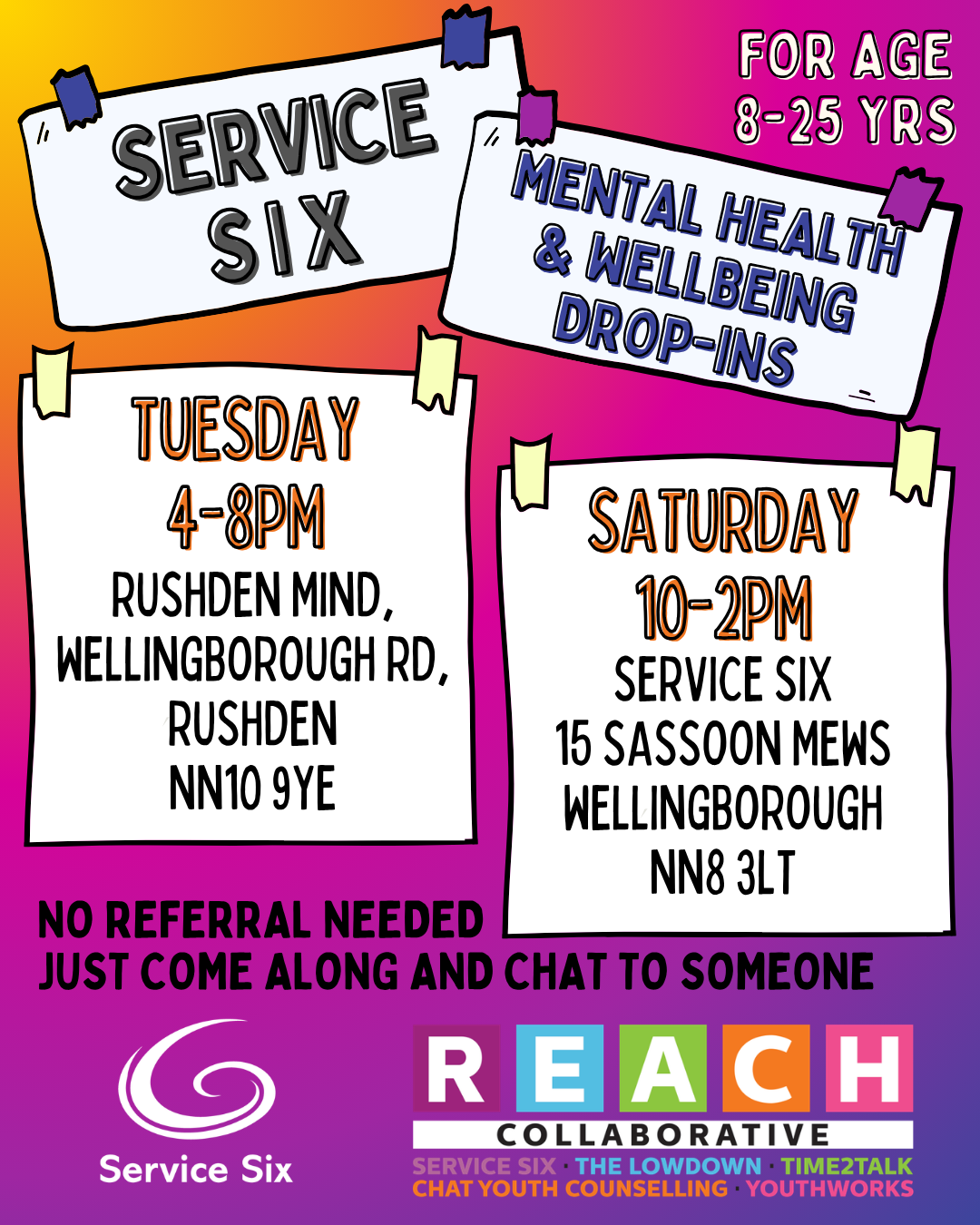 drop in  tues and sat